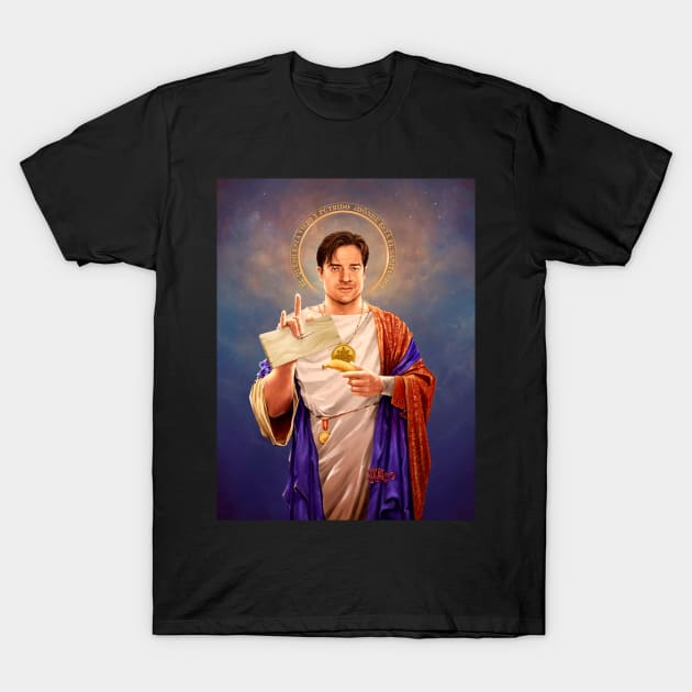 Saint Brendan of Fraser T-Shirt by vincentcarrozza